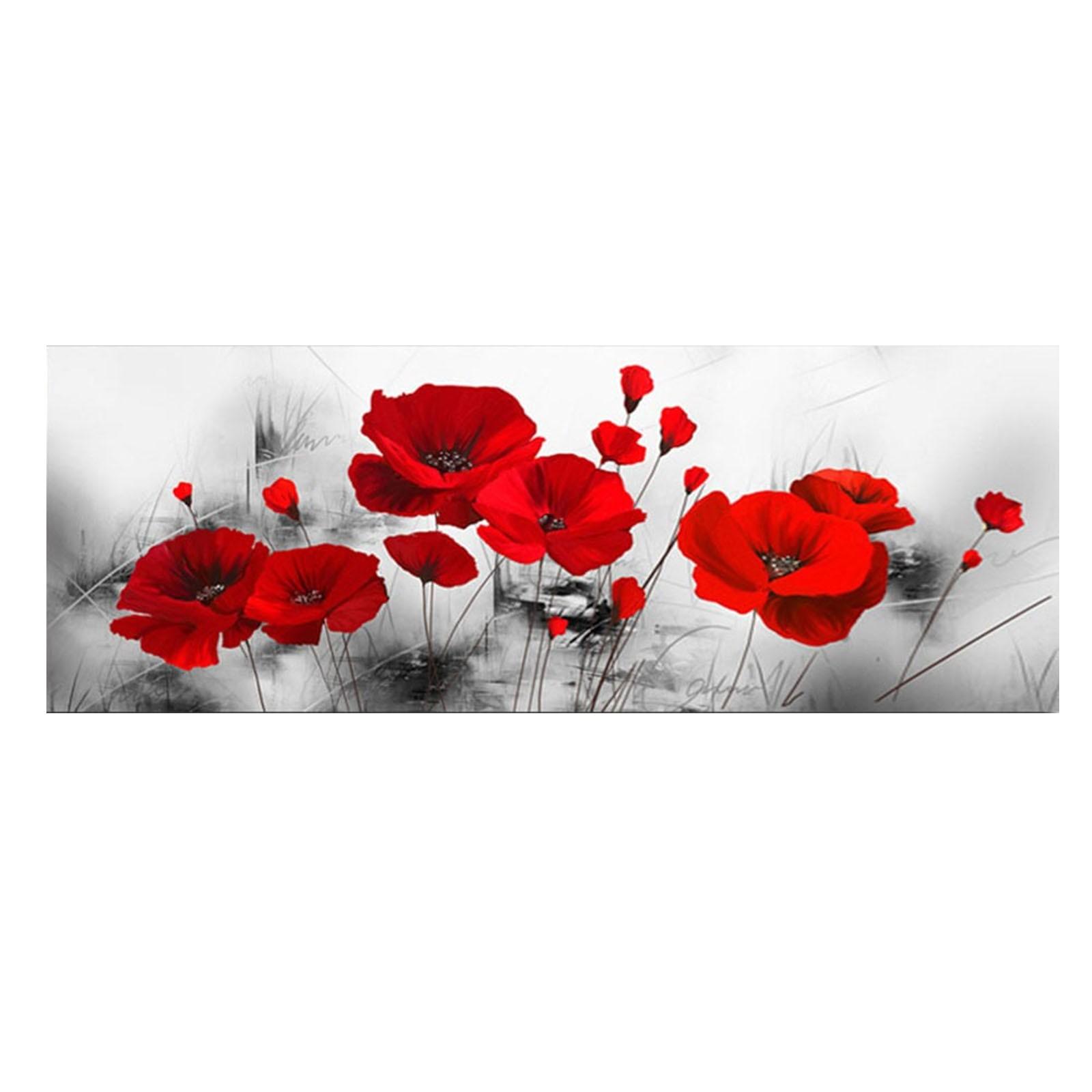 

Гостиная, трехсекционное холст, настенное искусство, украшение стены в виде дерева, картина без рамки, украшение на холсте One Size красный