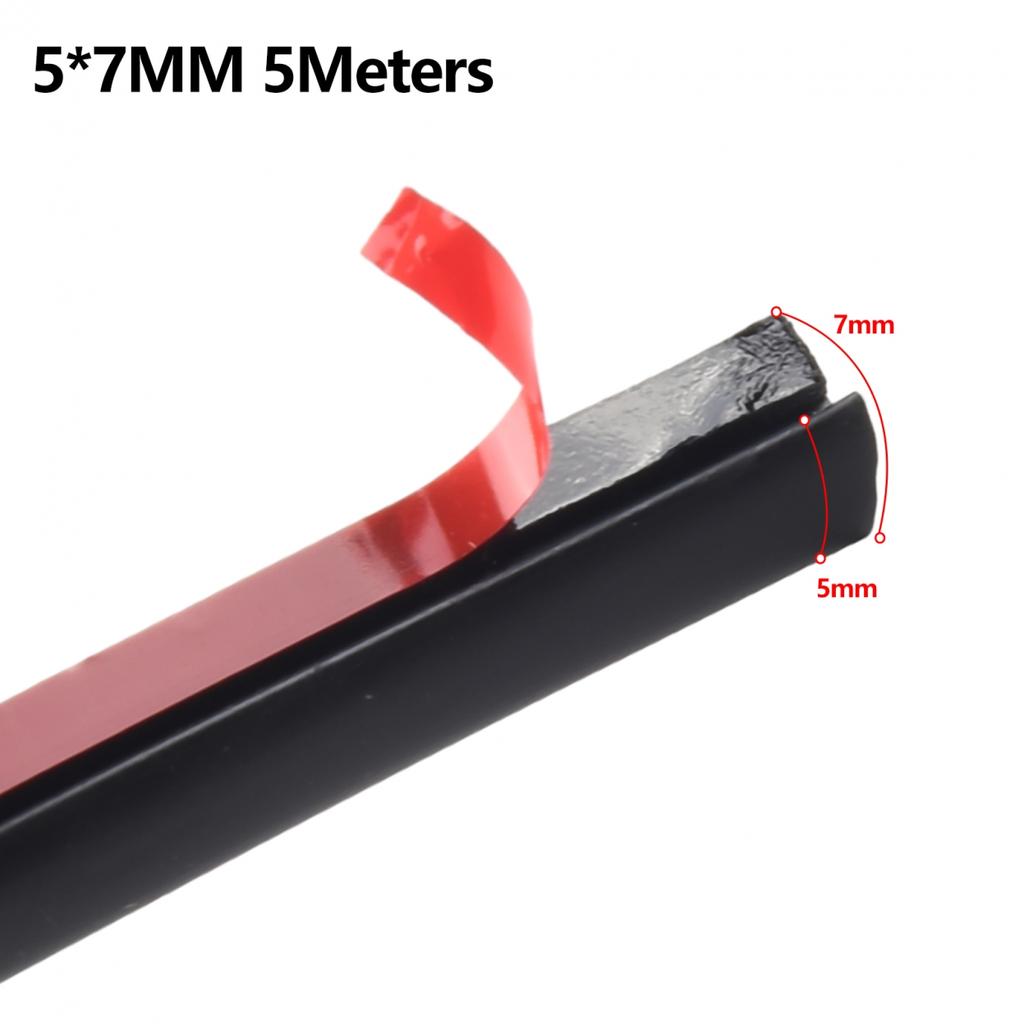 Bumper Sealing Strip Lip Side Skirt EPDM Vehicle Front Rear Bumper Rubber