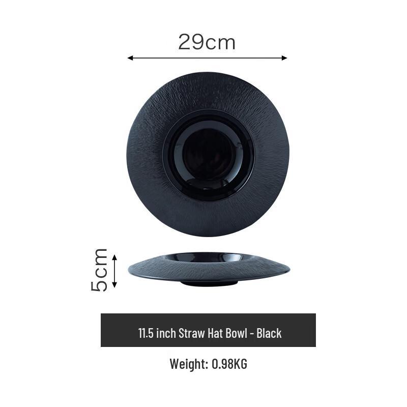 11.5-inch European Style Ceramic Steak Plate