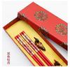 wood chopsticks 2 pairs with holders Chinese characteristics China Affairs presents best gift chopsticks souvenir