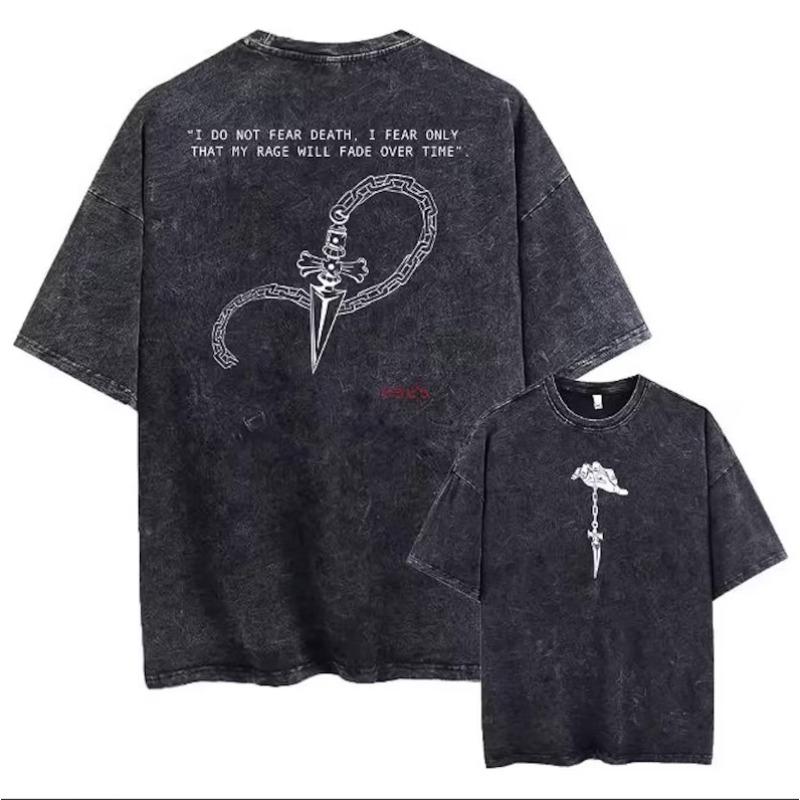 

Hunter X Hunter Killua Zoldyck Anime Washed T Shirt Spring Summer Vintage Mens Women Cotton Casual Oversized Tee Top Streetwear 2XL