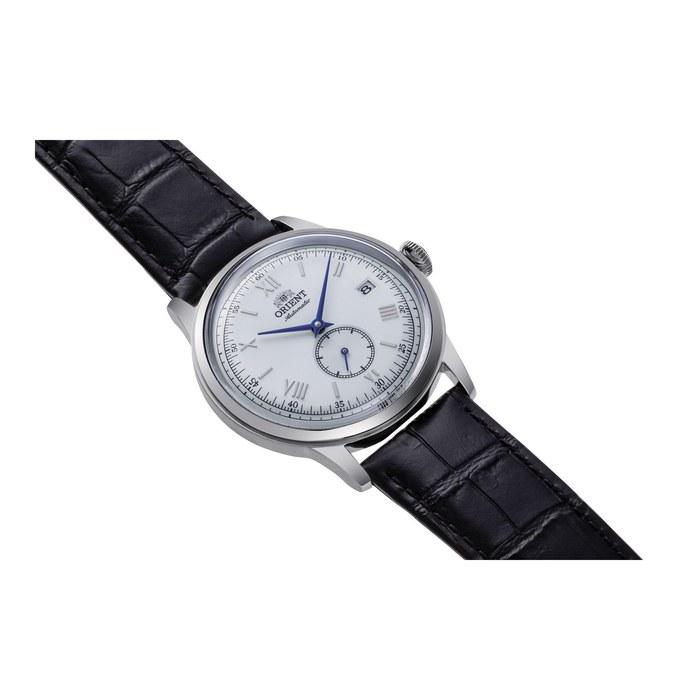 Orient Bambino Version 7 Small Second 38.4mm Automatic/Manual Dress Watch, 10 inch (Black)