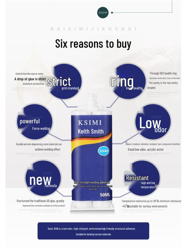Vielseitiger AB-Kleber: Starker Klebstoff für Metall, Keramik, Eisen, Edelstahl, Glas, Marmor, Holz, Kunststoff und Fliesenreparatur