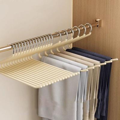 20Pcs Metal Z-Shaped Pant Hangers Anti Slip Pants Rack Durable Clothes Drying Rack for Home