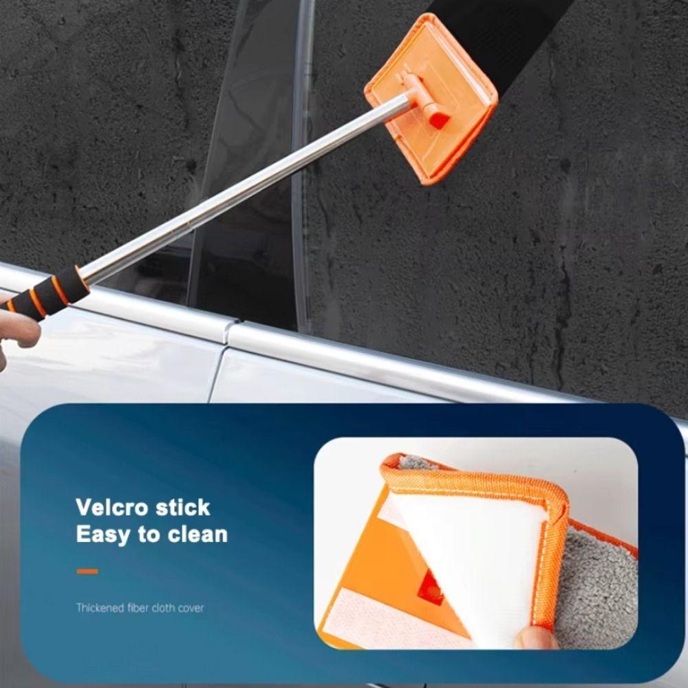 Windshield Car Window Cleaning Brush Retractable Dust Removal Brush New Long Handle Car Wash  Car
