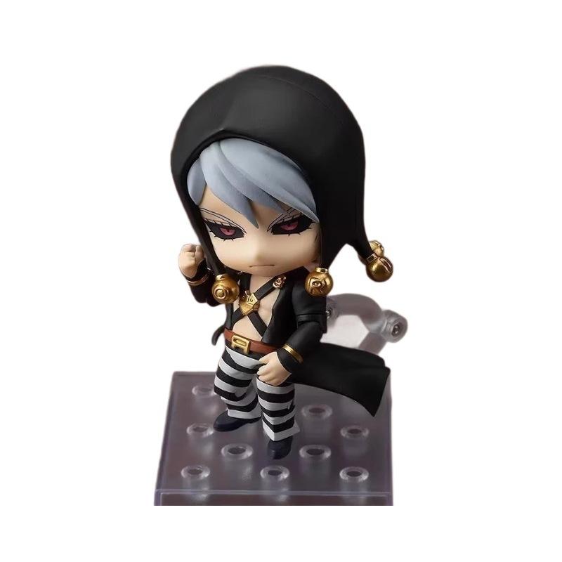 Risotto Nero Jojos Bizarre Adventure Golden Wind Chibi Swappable Face Boxed Anime Action Figure Collectible