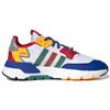 Adidas Nite Jogger 'White Scarlet Royal' (Unisex) Cloud White / Scarlet / Royal Blue Casual Shoes FZ1957