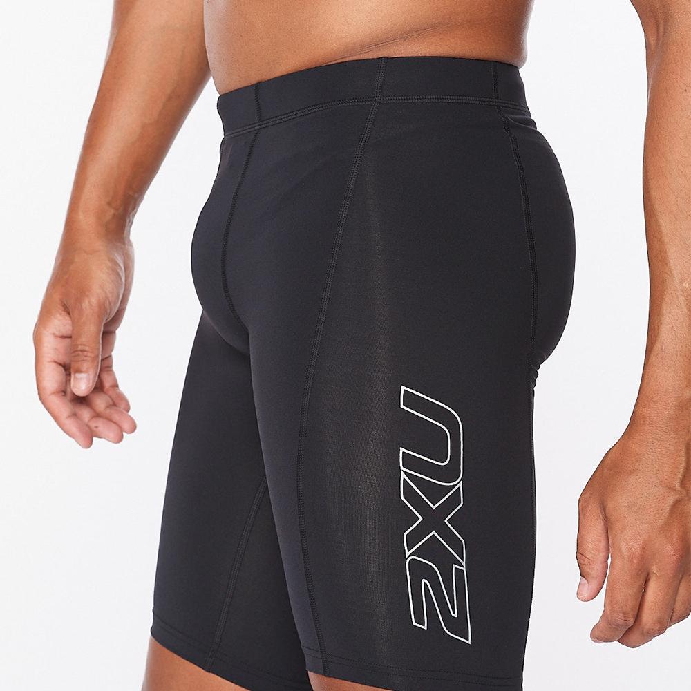 Tutaimjeuyu (Men'S) Core Compression Shorts Black_Ma3851Bblk-Sil