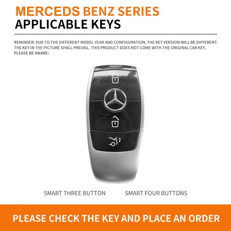 Auto Smart Fernbedienung Schlüsselhülle Hülle Tasche Für Mercedes Benz A C E S G-Klasse GLC CLE CLA GLB GLS W177 W205 W213 W222 X167 AMG