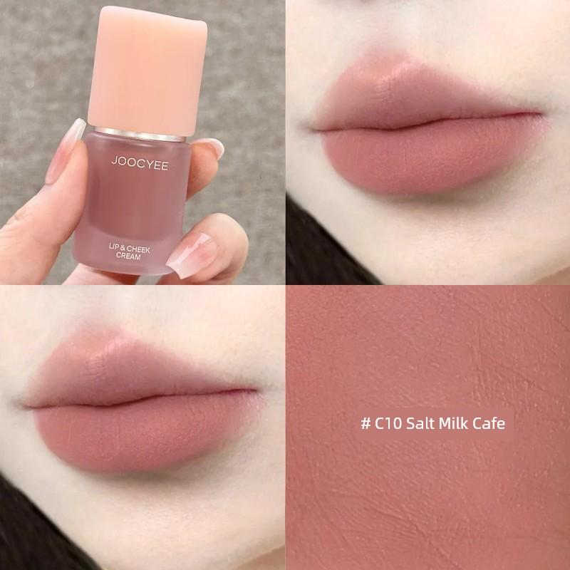 Spring Day Outing~Joocyee Multi-Use Cream Water Gloss Lip Glaze Lip Mud Lipstick Blush Eyeshadow Solid Lip Gloss for Women