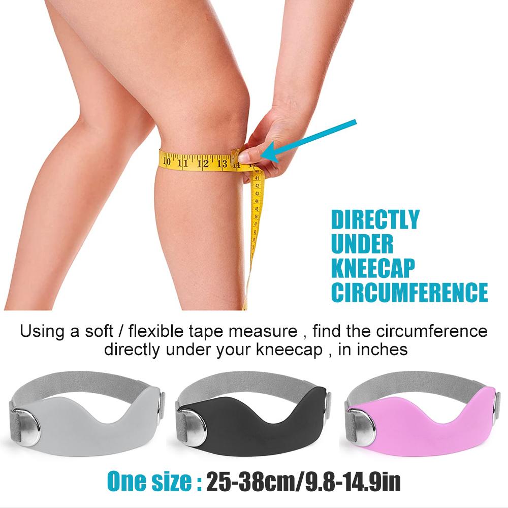 Lightweight Patella Knee Strap With Ergonomic Silicone Pad For Patellar Tendon Support, Adjustable Compression Knee Stabilizer