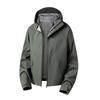 Men's Waterproof Hooded Outerwear for Spring & Autumn: Single-Layer Mountaineering Jacket