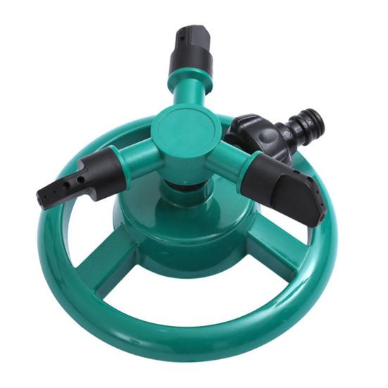 3-Arm Lawn Sprinkler Adjustable 360-Degree Rotating Garden Sprinkler Large Area Coverage Sprinkler for Yard Watering Kids Pets Playing