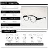 New Fashion Brand Design Metal Oval Men Myopia Glasses Optical Prescription Nearsight Anti Blue Light Women Short Light Eyewear