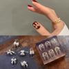 Nail Silicone Molds Stamp Reusable Nail Charms Nail Tools Stereoscopic Decoration Accessories Relief Butterfly Decal