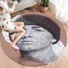 Eminem Round Area Rug,Carpet Rug for Living Room Bedroom Sofa Playroom Decor,Non-slip Floor Mat