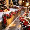 Simulated Christmas Wall Hanging Vine Faux Pine Garland  Christmas Home Decoration