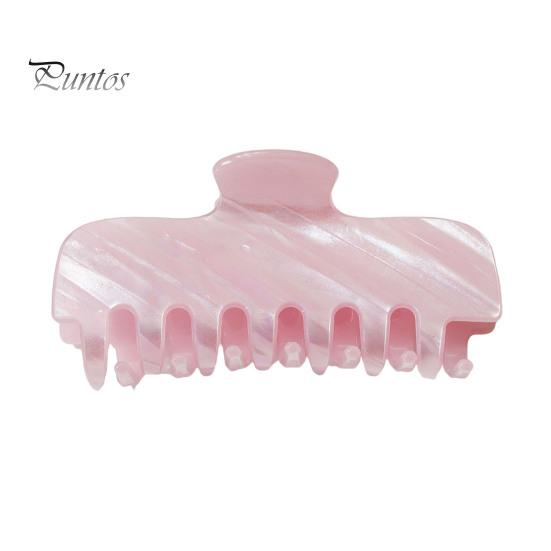 Anti Slip Hair Grips for Bun Pearlescent Claw Clip, Non-Slip Clip Women, Elegant Strong Styling Clips Long Hold Accessories Styling, Decorative Daily
