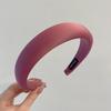 Satin Glossy Sponge Headband for Women To Go Out with High Head and Face Small Hair Accessories Clip Headband