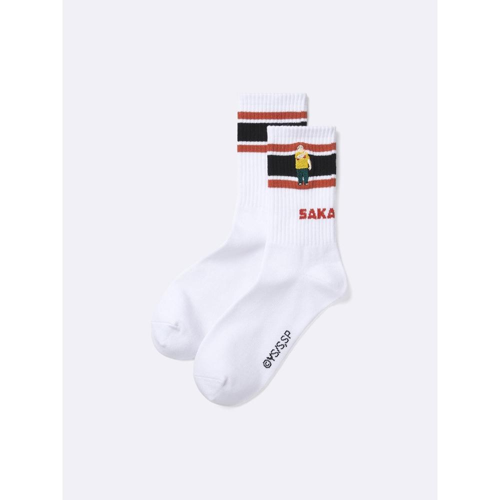 

Gu By Uniqlo High Ankle Socks Sakamoto Days 01 OFF WHITE/2729cm