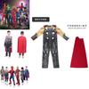 Barnekostyme av Thor med trykt design Perfekt for Halloween og Cosplay
