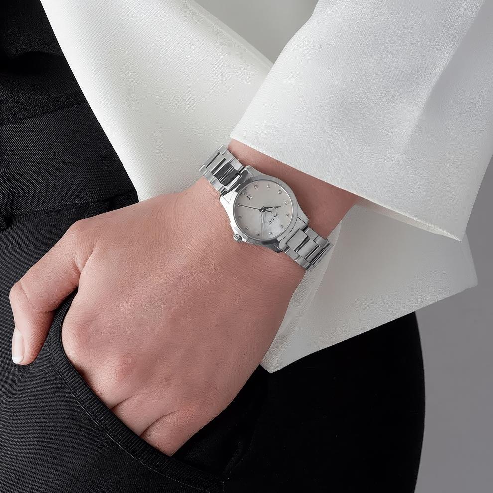 Gucci YA126542 G-Timeless Μητέρα του Μαργαριταριού Γυναικείο Ρολόι