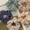 5pcs Floral Large Intestine Hairband Girl Retro Hairband Korea Hairstring Small Fresh Headstring Hair Accessories