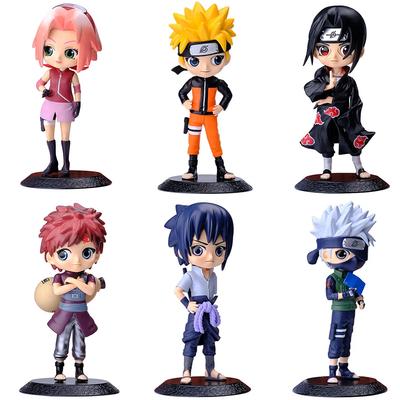 Anime Naruto Figures Sakura Action Uchiha Gaara Kakashi PVC Model Figurines For Decoration Collection Gift Toys 15cm
