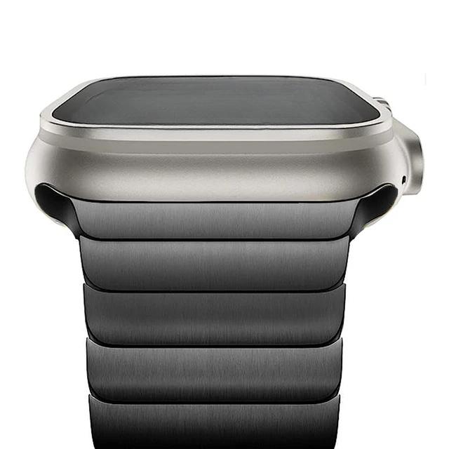 Stal nierdzewna pasek do Apple Watch Ultra2 opaska 49mm 44mm 45mm 40mm 41mm 42 46mm Metalowa bransoleta iWatch seria 9 7 8 se 3 10 11