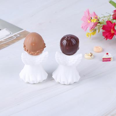 2Pcs Angels Figurines Miniature Well Sculpture Ornament Decoration For Cake