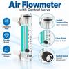 Acrylic Gas Flow Meter Float Indicator Tube Flow Meter Gas Rotameter  Oxygen Flow Monitoring