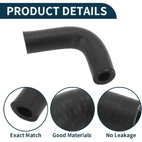 Radiator Hose Heater Hose No.24504912 for Buick Century 2003-2005 3.1L Gas Rubber Coolant Pipe Black 1 Pcs