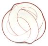 Keramika 24to3 Nishitomi Talíř na nádobí Arita Takiyo Kiln Knot Malá mísa Mísa Průměr talíře Přibližně 12 cm Přivítání jara Nový rok Vyrobeno nádobí