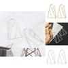 Trendy Geometric Alloy Earrings For Women Fashionable Street Style Jewelry