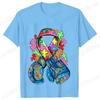 Autism Awareness with Boxing Gloves Shirts for Women Clothing Be Kind Puzzle Neurodiversity Tees Autistic Pride Female Clothing