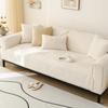 Nordic Solid Color Sofa Cover for Living Room Non-Slip Thicken Plush Sofa Towel Mat L Shape Couch Slipcover Protector Home Decor