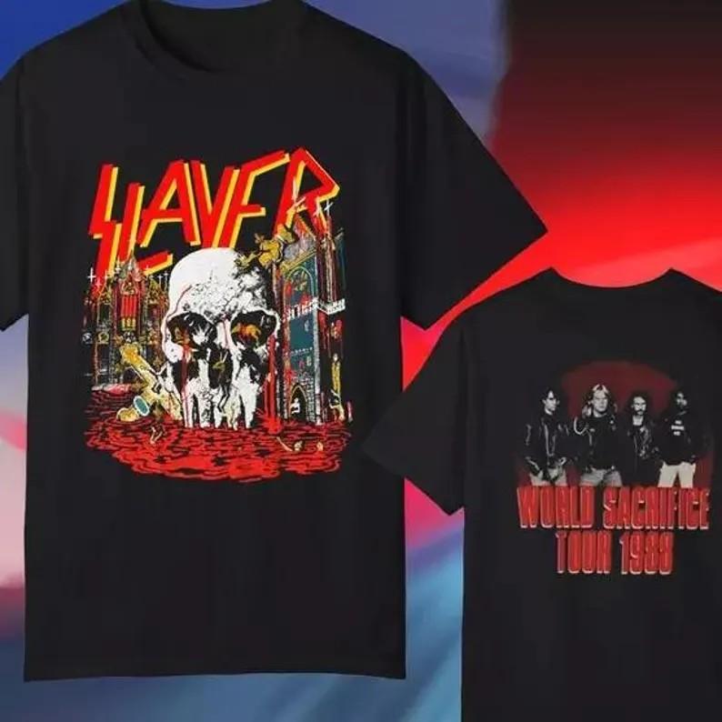 Vintage Slayer 1988 World Sacrifice Tour TShirt XXXL
