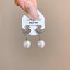 High-End Silver Needle Pearl Swan Earrings - Creative, Elegant, and Unique Jewelry for Women