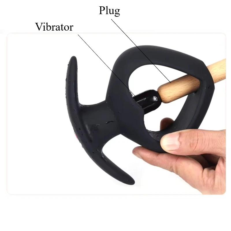 Wydrążony korek analny Speculum Mini wibrator Masażer prostaty Lewatywa Korek analny Lewatywa z kranikiem Zabawki erotyczne dla kobiety mężczyzny Dilator analny