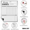 Inkdotpot Magnetic  Whiteboard Weekly Chores Chore  Chart For  Refrigerator  - Dry Erase Behavior Chart For Kids