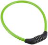 Peach Craft Bicycle Cable Wire Dial Green Lock, Lock, Lock, Lock, 4-Digit, CYCLKD4002GN,