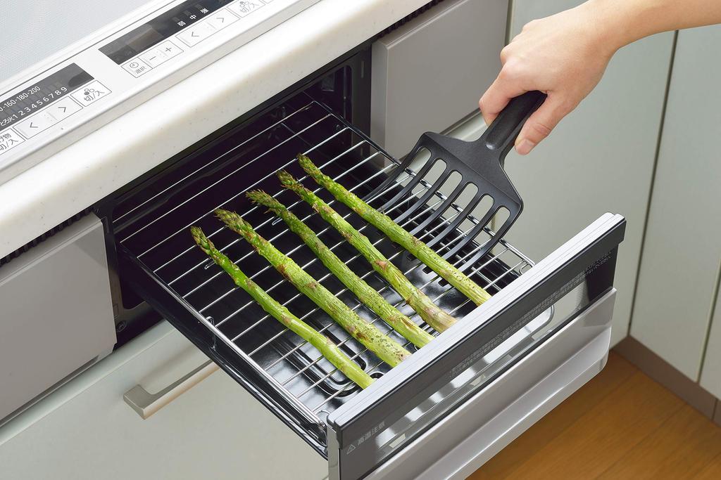 Castle Enterprise Yoshikawa Araku Cook Grill Scooper Wide, Made in Japan, Gift Wrapping Included, 931083