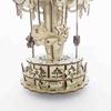 Adult 3D Wooden Puzzle: Troy Carousel Handmade DIY Craft Model Kit Birthday and Christmas Gift for Women