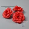 Decorazione Floreale a Forma di Rosa da 8CM per Pareti e Acconciature per Matrimoni ed Eventi