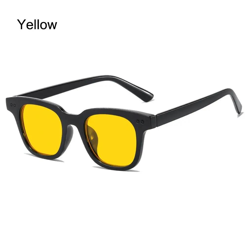 Vintage Square Frame Sunglasses Luxury Retro Ocean Lens Sun Glasses Colorful UV Protection Shades Summer Eyewear