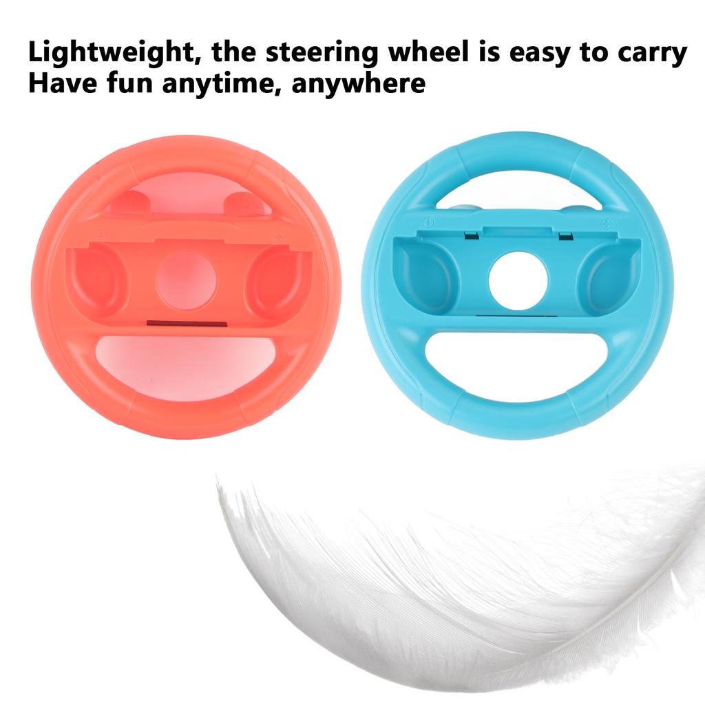Racing Game Steering Wheel Portable and Easy to Operate Steering Wheel Controller for