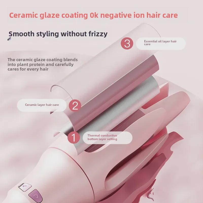 Automatic Negative Ion Curling Iron: Damage-Free, Long-Lasting Waves with Adjustable Temperature Control