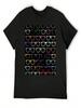Retro Glasses Hipster Pattern T-Shirt Luxury T-Shirt Man T Shirt Custom T-Shirts T Shirts For Men