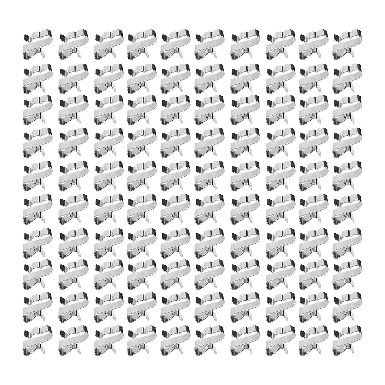 

Панельні дротові затискачі Сталеві кабельні затискачі Легка установка Затискачі для організації кабелів Стабільна організація кабелів Швидка установка