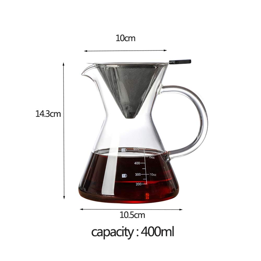 

Термостойкая машина для заваривания холодного чая: Легко чистится, фильтр ручной работы из боросиликатного стекла, идеально подходит для домашнего кофейника